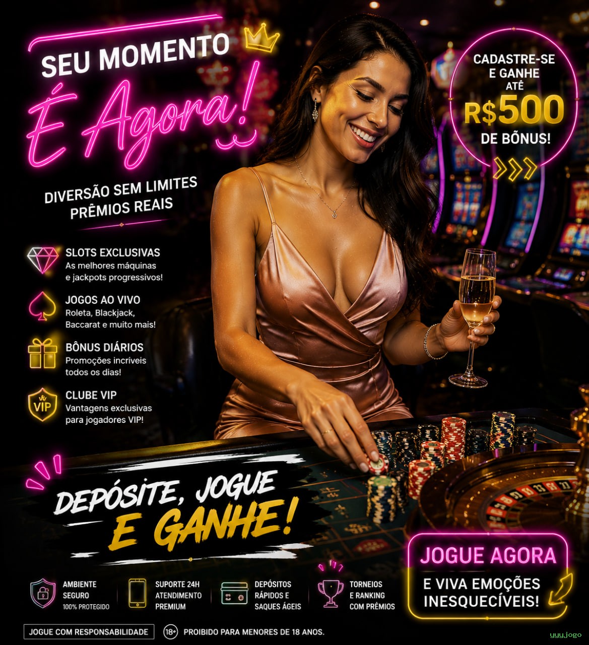 Roleta e blackjack yyyjogo